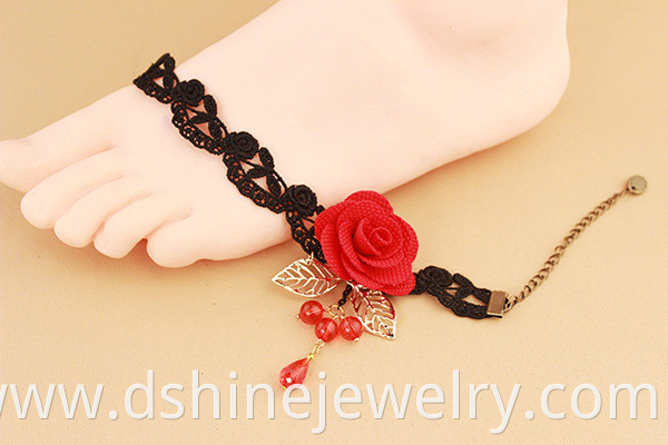 Home Design Lace Anklets For Women